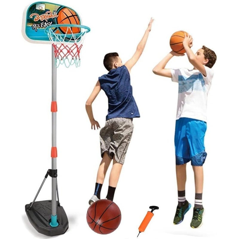 King Sport - Real Action Basketball Set with Stand Net 158 cm - LQ1905 - Image 3